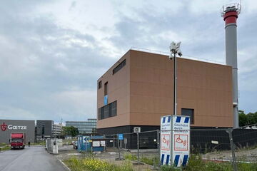 Biogas-Kraftwerk der SWLB in Ludwigsburg Waldäcker