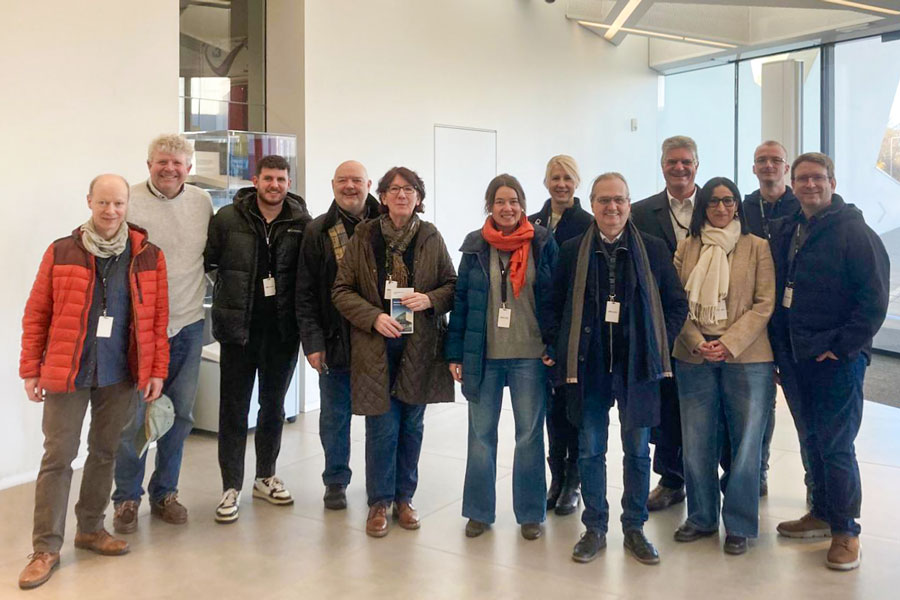 BDS Mitglieder bei der Werksbesichtigung bei Porsche in Zuffenhausen