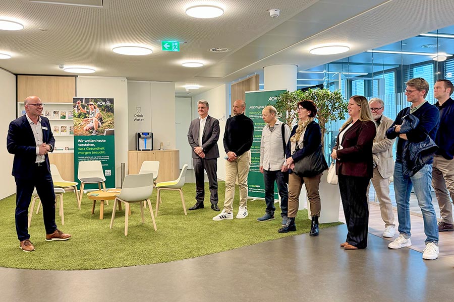 BDS Mitglieder zu Gast im neuen Gesundheitszentrum der AOK Ludwigsburg