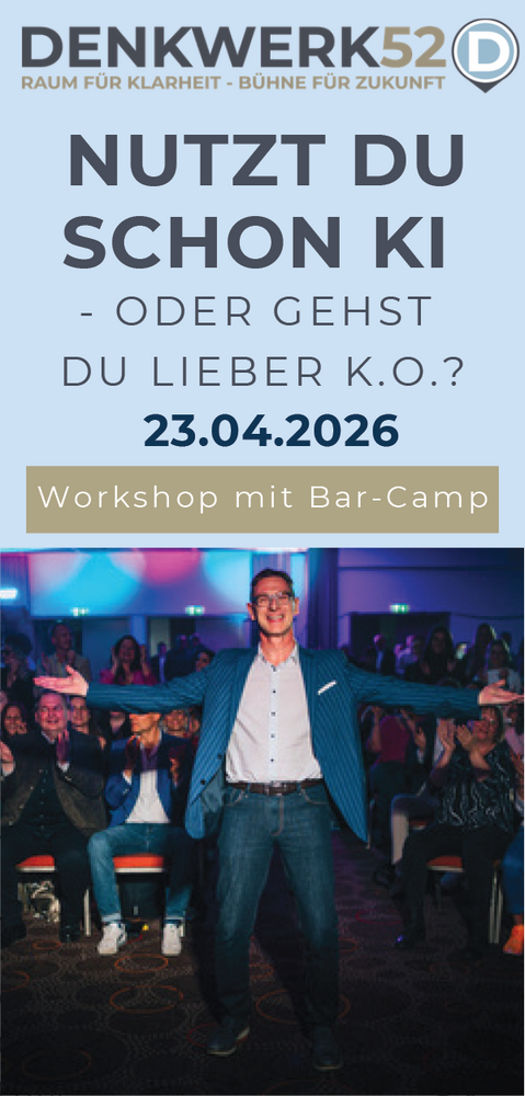 Einladung zum Workshop: Nutzt du schon KI?